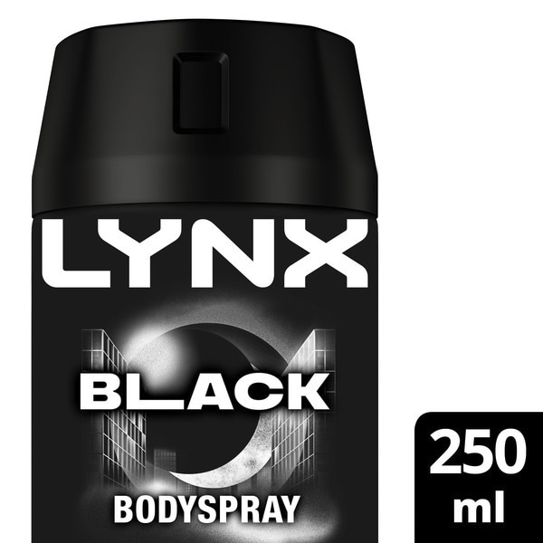 Lynx Black Aerosol Body Spray 250 ml