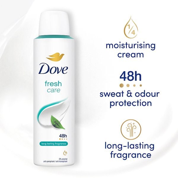 Dove Women Antiperspirant Deodorant Fresh Aerosol 150Ml