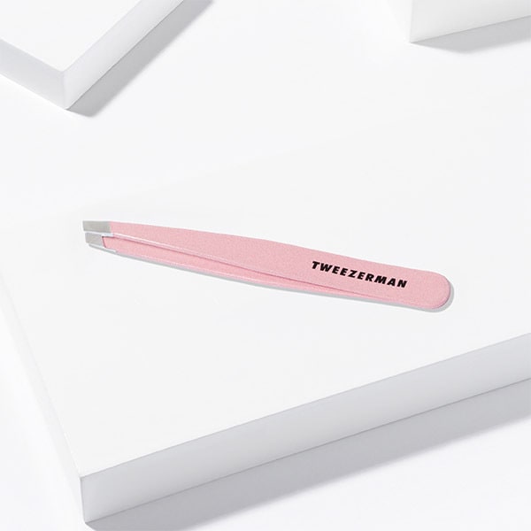 Tweezerman Shimmer Pink Full Size Slant Tweezer