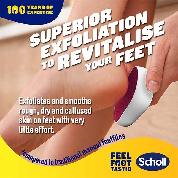 Scholl Expert Care Pink Hard Skin Remover Foot File