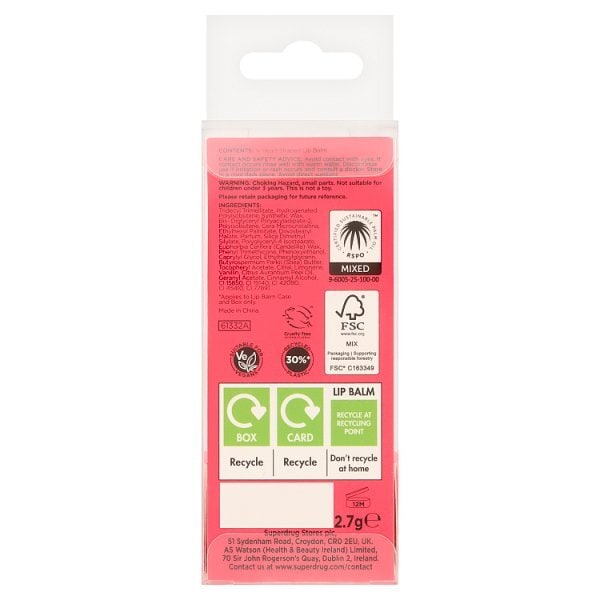 Superdrug Fantasy Heart Jelly Lip Balm