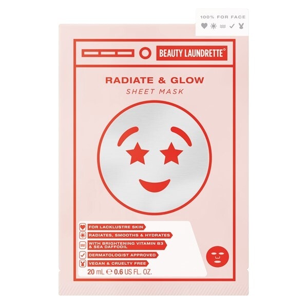 Beauty Laundrette Radiate & Glow Face Mask 20ml