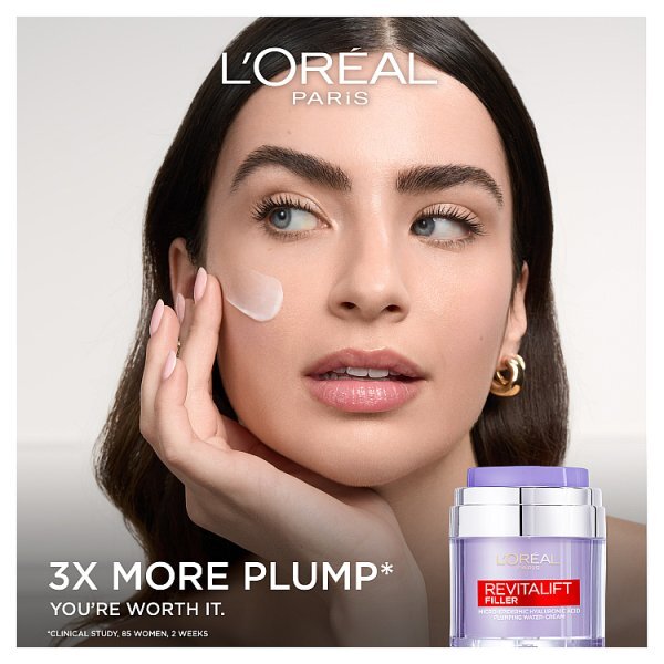L’Oréal Paris Revitalift Filler Replumping Water Cream Replumps & Hydrate Enriched Hyaluronic Acid 50ml
