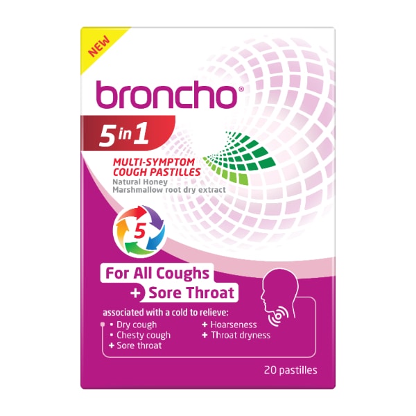 Bronchostop 5 In 1 Pastilles X20