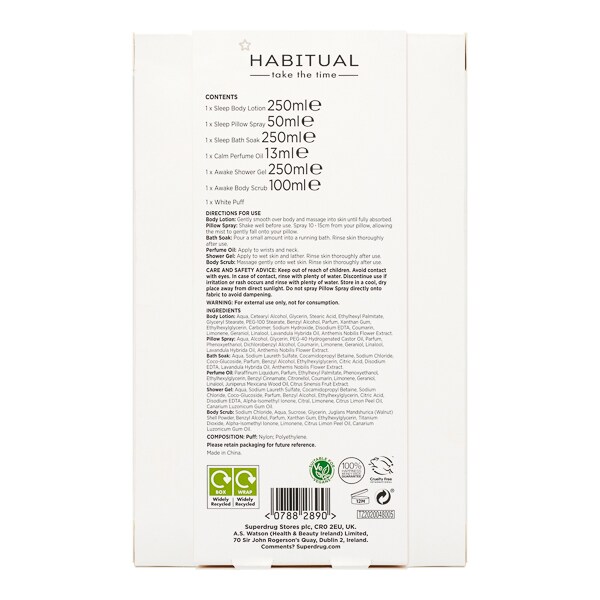 Superdrug Habitual Bumper Wellness Pack