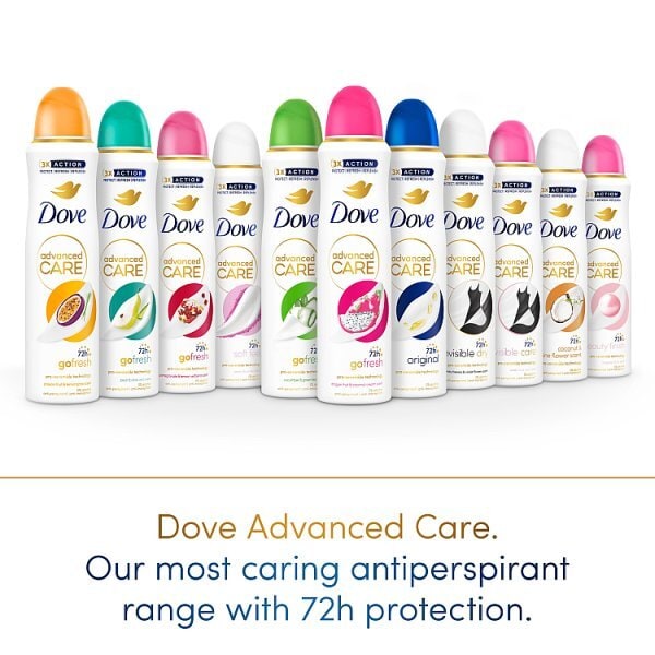 Dove Advanced Antiperspirant Deodorant Invisible Care 200ml
