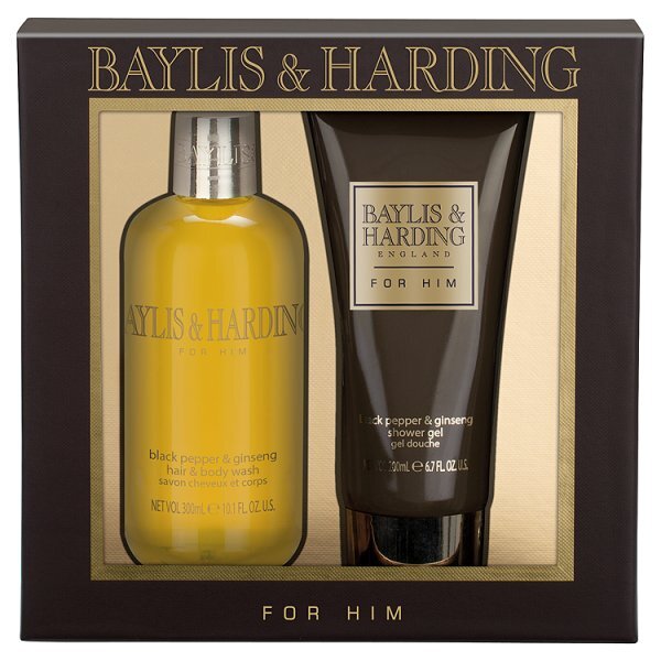 Baylis & Harding Men's Black Pepper & Ginseng 2 Piece Set
