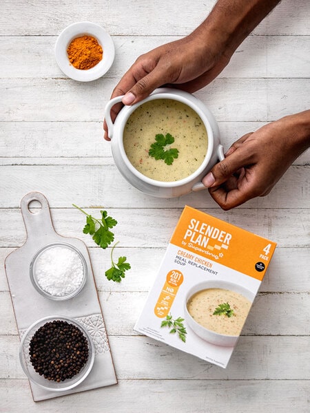 Superdrug Slenderplan Chicken Soup Meal Replacement 4x55g
