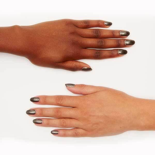 Barry M Molten Metal Glitter Nail Polish - Black Diamond