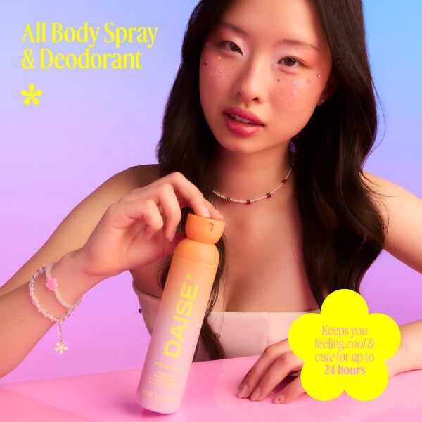 Daise All Body Spray & Deodorant Peachy 120 Ml