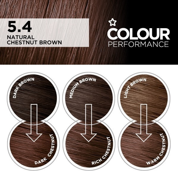 Superdrug Colour Performance 5.4 Natural Chestnut Brown
