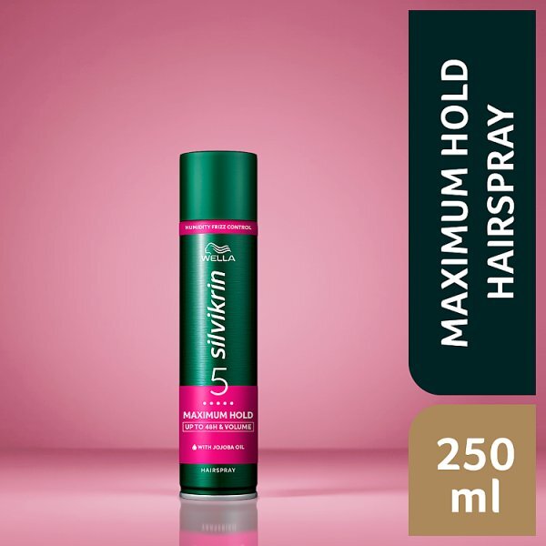 Wella Silvikrin Maximum Hold Hairspray, 250 ml