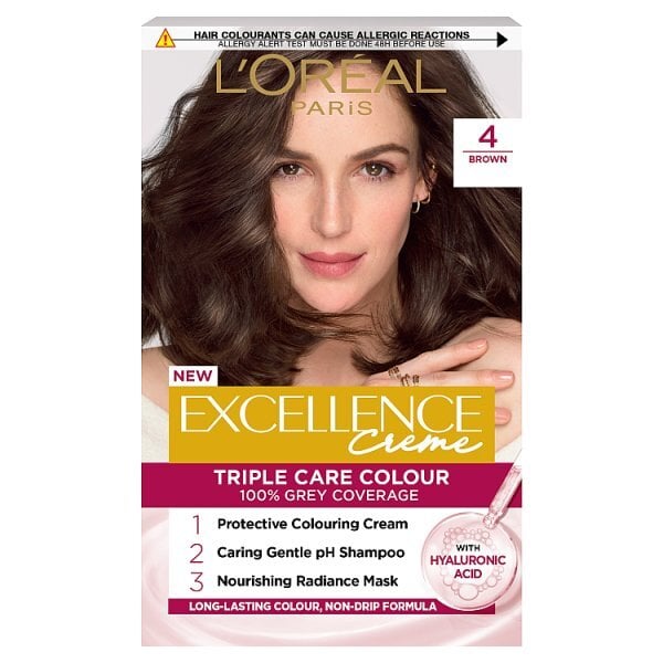 Excellence Creme 4 Natural Brown Hair Dye