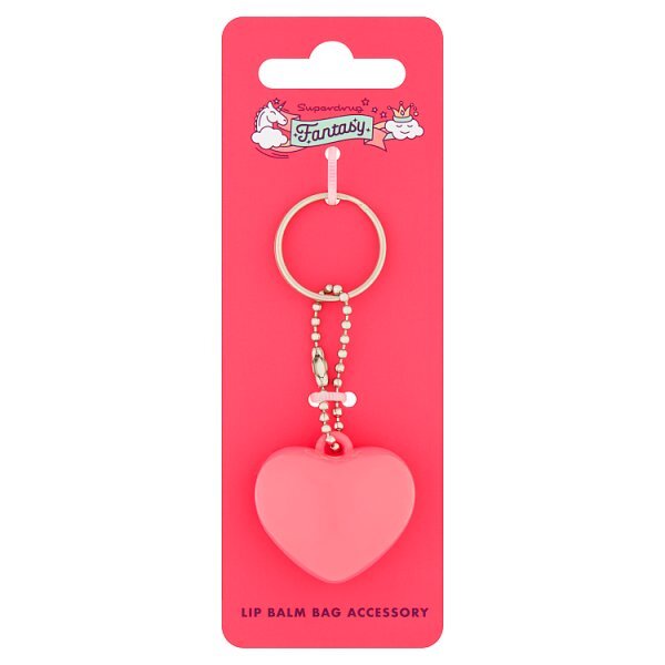 Superdrug Fantasy Heart Lip Balm Keychain