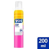 VO5 Mega Hold Hair Mousse 200ml