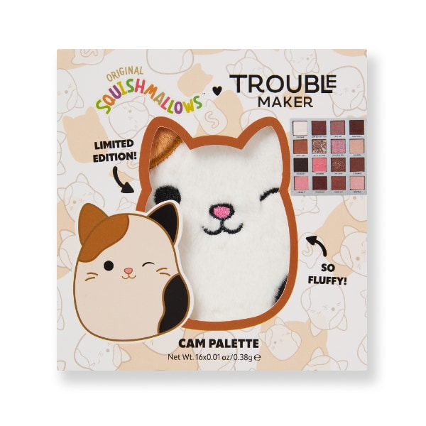Trouble Maker x Squishmallows Cam the Cat Fluffy Neutrals Palette
