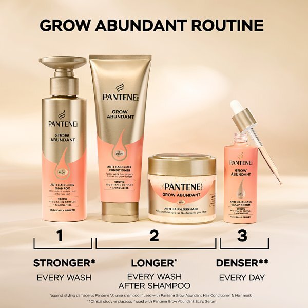 Pantene Grow Abundant Anti-Hair Loss Shampoo 290ml