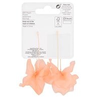 Superdrug Coral Flower Statement Earrings