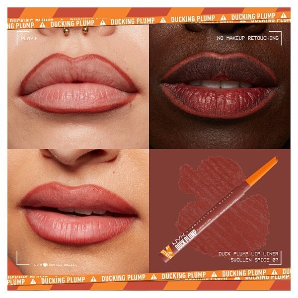 NYX Professional Makeup Duck Plump Plumping Lip Liner Swollen Spice