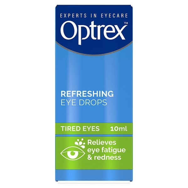 Optrex Refreshing Eye Drops For Tired Eyes Revitalises 10ml