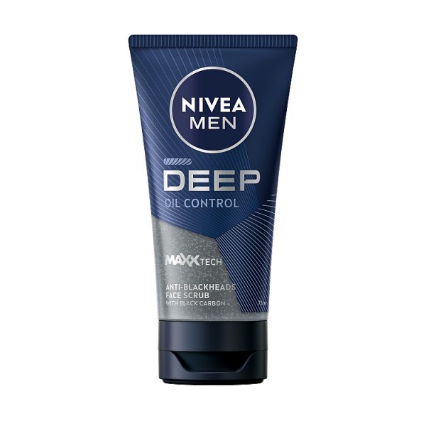 NIVEA MEN Deep Anti-Blackhead Face Scrub With Black Carbon 75ml
