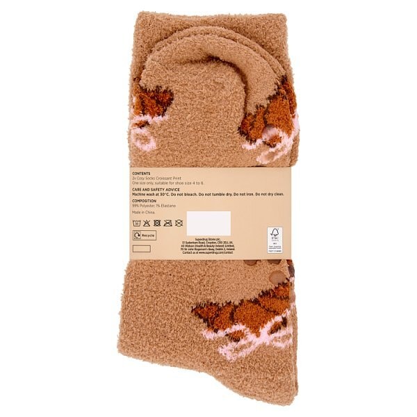 Superdrug Croissant Cosy Socks