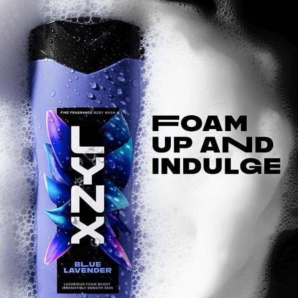 Lynx Fine Fragrance Collection Blue Lavender Premium Body Wash 400 ml