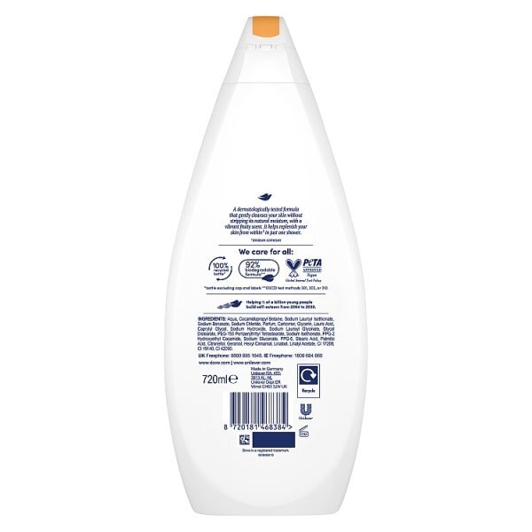 Dove Fruity Nourish Body Wash Shower Gel 720Ml