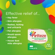 Piriteze Antihistamine Allergy Relief Tablets 14s