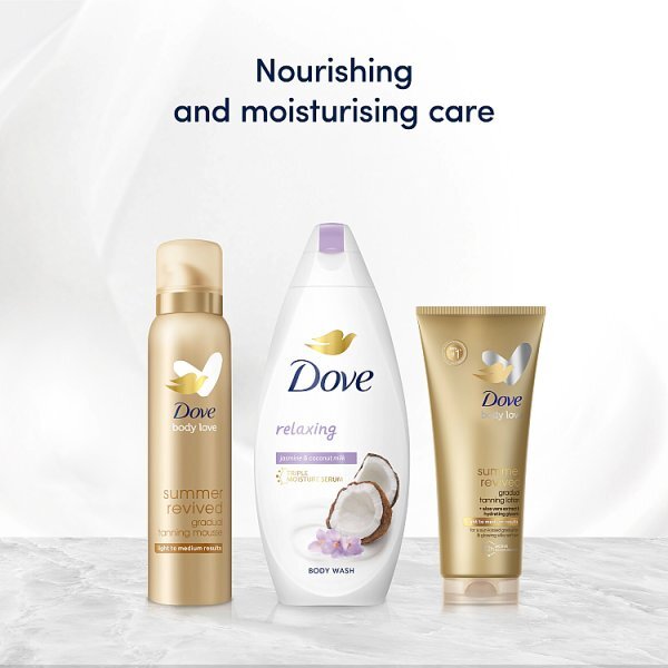 Dove Derma Gradual Self Tan Body Mousse medium to dark 150ml