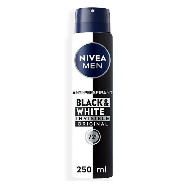 NIVEA MEN  Black & White Anti-Perspirant Deodorant 250ml