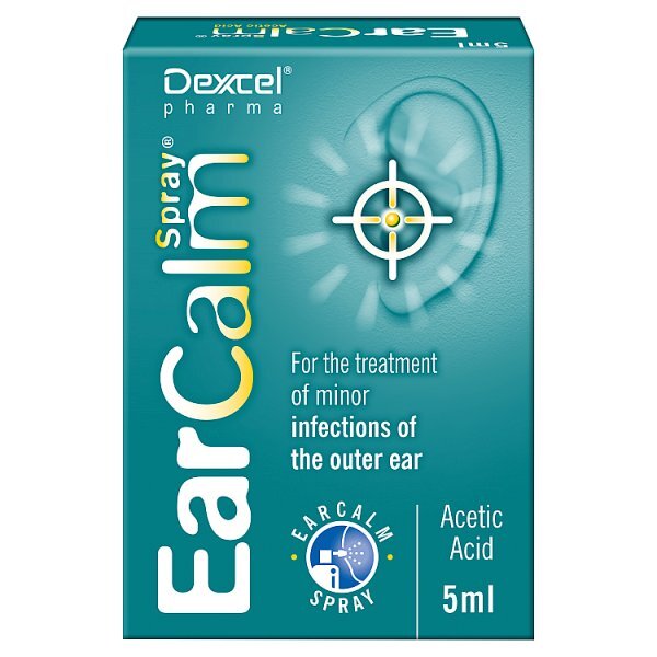 Earcalm for Outer Ear Infections Spray 5ml