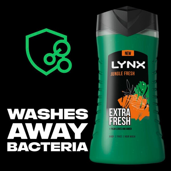 Lynx 3-In-1 Body Wash Jungle Fresh 500ml