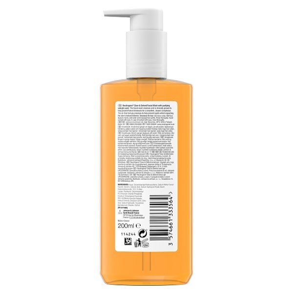 Neutrogena® Clear & Defend Facial Wash 200ml