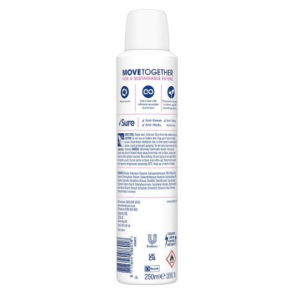 Sure Invisible Pure Antiperspirant Deodorant 250ml