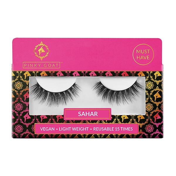 Pinky Goat Silk False Eyelashes - Sahar