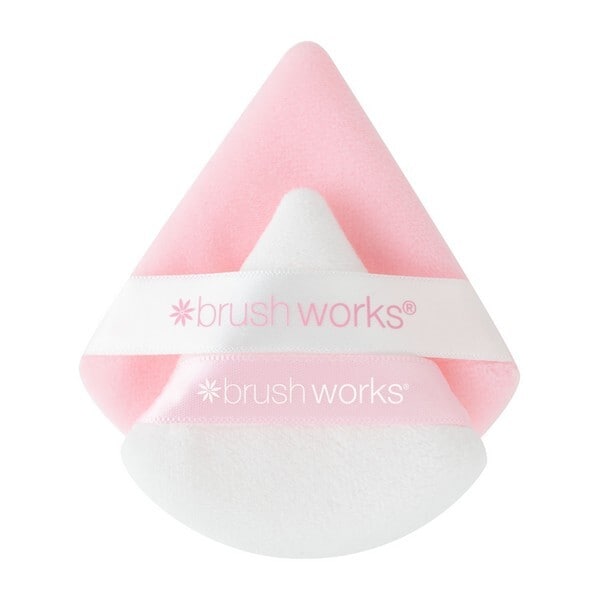 Brushworks Triangular Powder Puff Duo