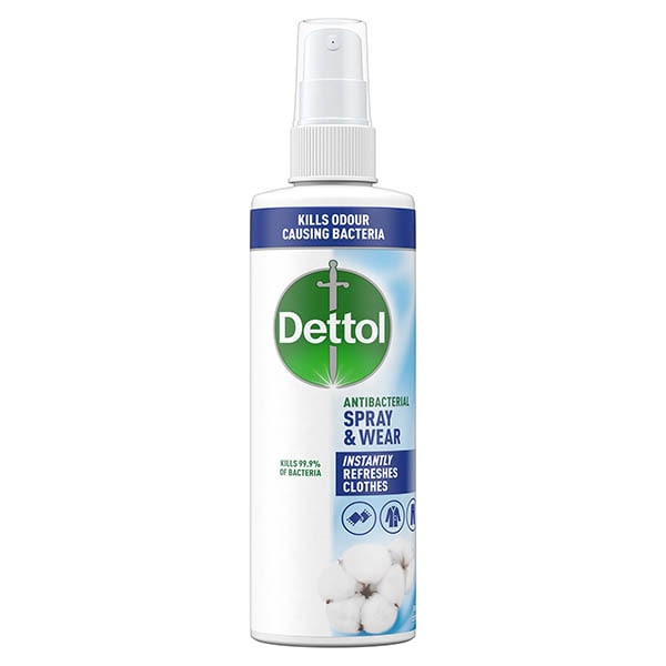 Dettol Spray And Wear Cotton Fabric Clothes Freshener 250ml