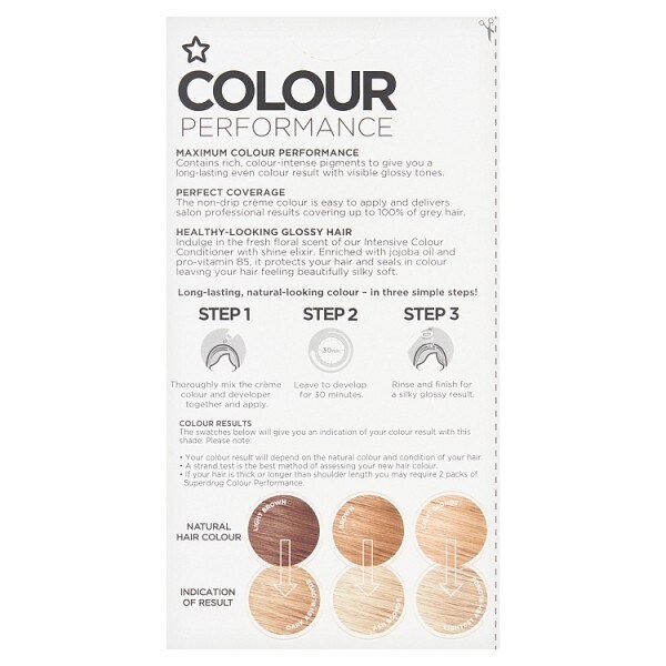 Superdrug Performance Permanent Hair Dye Lightest Ash 10.1