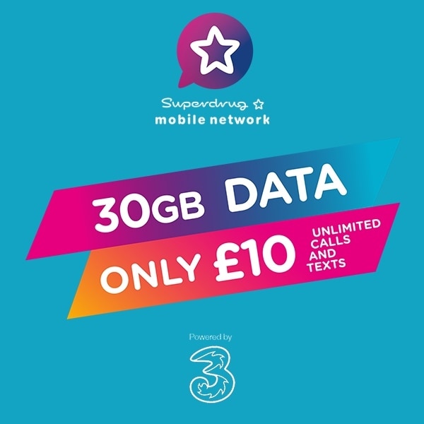 Superdrug Mobile SIM card