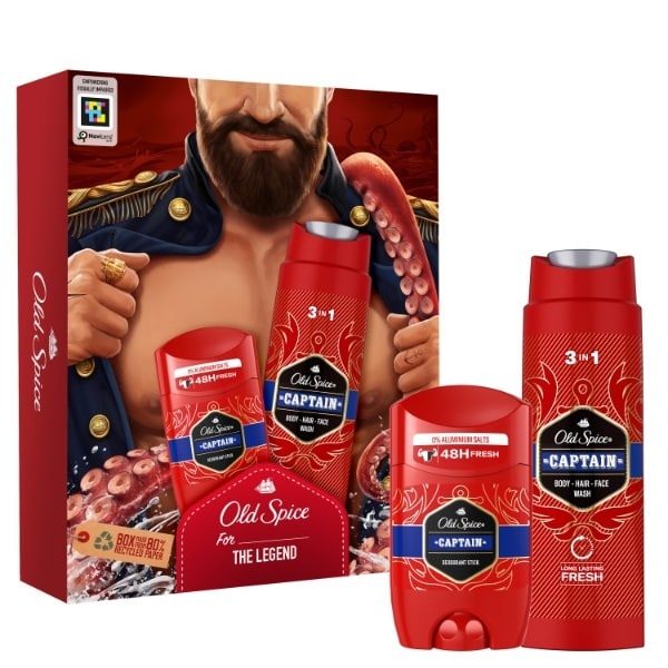 Old Spice Dark Captain 2pk Gift Set