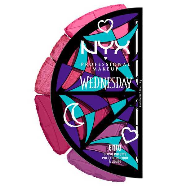 NYX Professional Makeup X Wednesday Blush Palette Enid