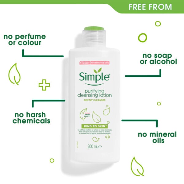 Simple Kind to Skin Purifying Cleansing Lotion 200ml