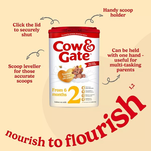 Cow & Gate 2 Follow On Baby Milk Formula 6-12 Months 800g