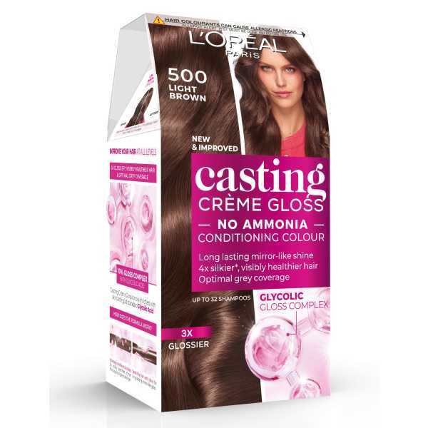 L'Oréal Casting Crème Gloss 500 Light Brown Hair Dye
