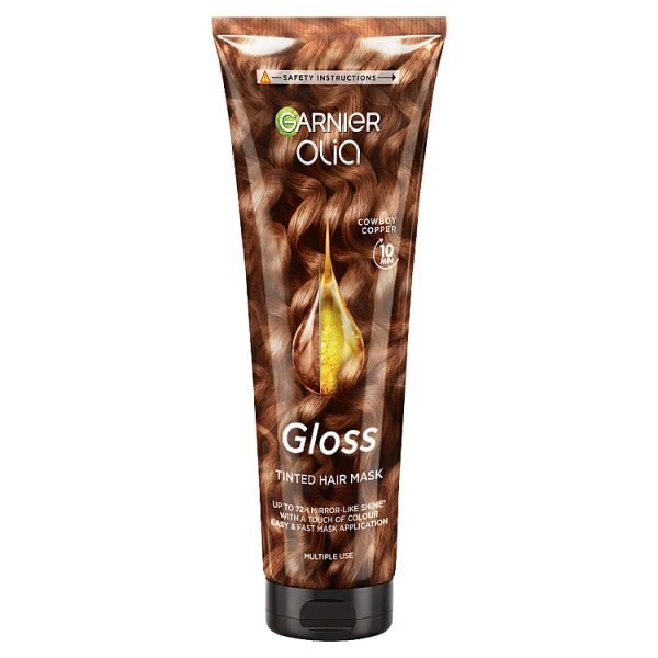 Garnier Olia Gloss 10 Min Hair Mask, Cowboy Copper Shine