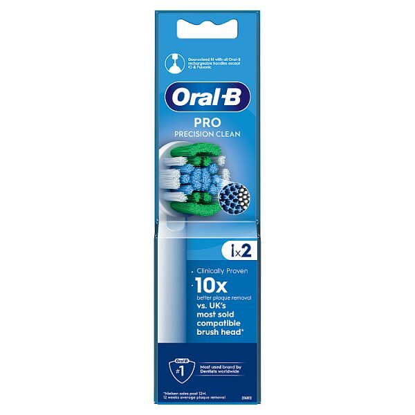 Oral-B Pro Precision Clean Toothbrush Heads 2 Counts