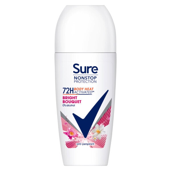 Sure Antiperspirant Deo Roll On Nonstop Pure Fresh 50ml