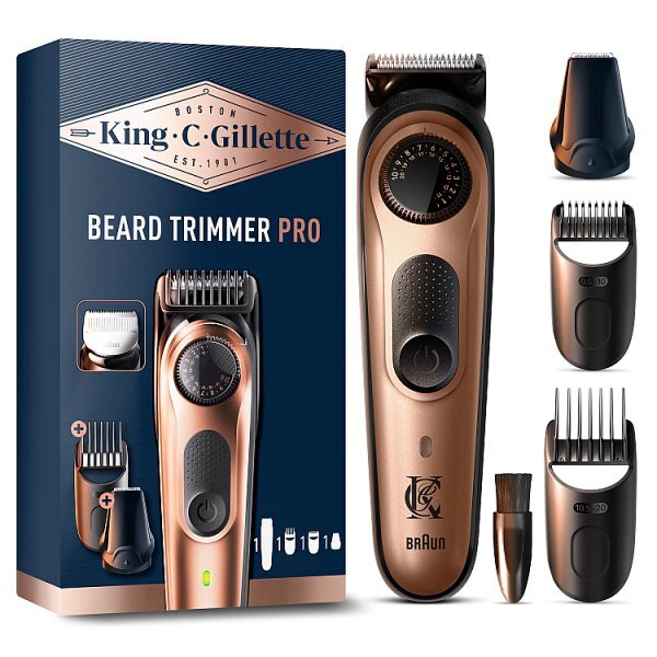 King C. Gillette Men's Beard Trimmer Pro