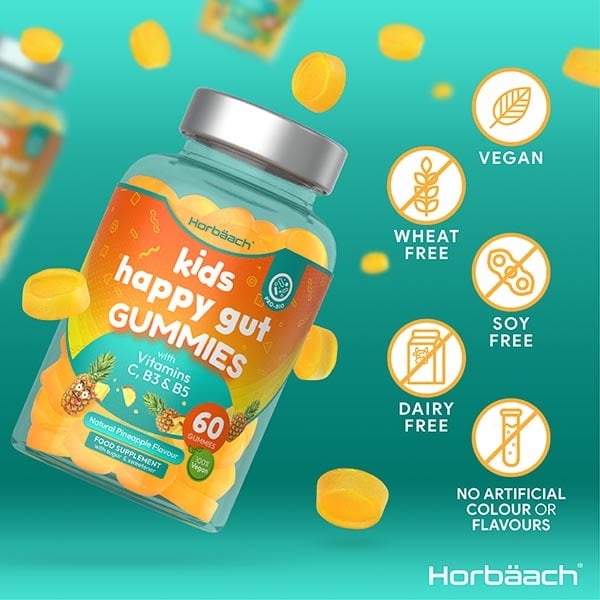 Horbaach Kids Happy Gut - 60 Gummies